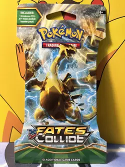Pokemon TCG : XY Fates Collide Sleeved Booster Pack - Lugia Artwork - Sealed - Image 1