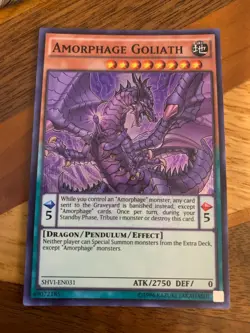 Amorphage Goliath SHVI-EN031 Unlimited Edition Super Rare NM + BONUS - Image 1