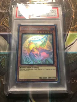 * DARK MAGICIAN GIRL * GHOST RARE GFP2-EN177 GRADED PSA 9 MINT CONDITION YUGIOH! - Image 1