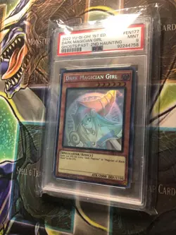 * DARK MAGICIAN GIRL * GHOST RARE GFP2-EN177 GRADED PSA 9 MINT CONDITION YUGIOH! - Image 5