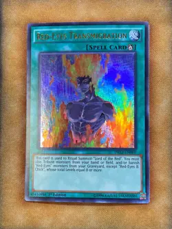 Yugioh Red-Eyes Transmigration DRL3-EN069 Ultra Rare 1st Ed NM - Image 1