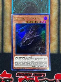 Yugioh Danger! Ogopogo! SAST-EN000 Ultra Rare 1st Ed LP - Image 1