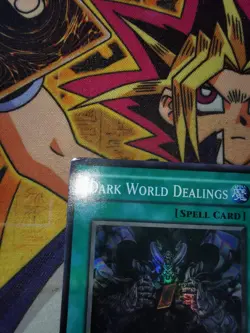 Dark World Dealings ston-en038 1st Edition (MP) Super Rare Yu-Gi-Oh! - Image 2