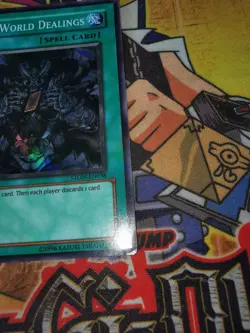 Dark World Dealings ston-en038 1st Edition (MP) Super Rare Yu-Gi-Oh! - Image 4