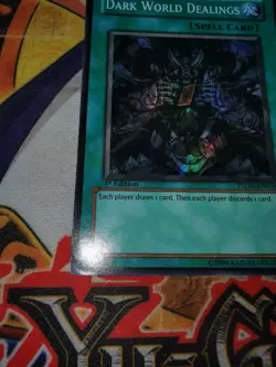 Dark World Dealings ston-en038 1st Edition (MP) Super Rare Yu-Gi-Oh! - Image 5