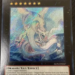 Chasma, Dragon Ruler of Auroras ALIN-EN047 Secret Rare 1st Edition Yu-Gi-Oh! - Image 3