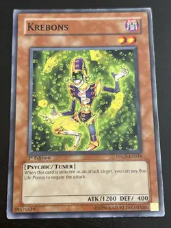 Yu-Gi-Oh! TCG Krebons The Duelist Genesis TDGS-EN018 1st Edition Common LP - Image 1