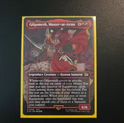 Gilgamesh, Master-at-Arms Final Fantasy MTG Borderless Non-Foil Card - Image 1