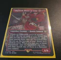 Gilgamesh, Master-at-Arms Final Fantasy MTG Borderless Non-Foil Card - Image 2