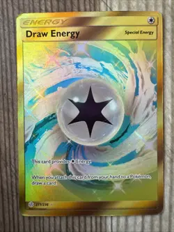 Draw Energy - 271/236 - Full Art Secret Rare Cosmic Eclipse Pokemon Card - HP - Image 1