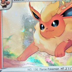 2020 Flareon COSMOS HOLO Black Star Promo card SWSH041 Pokemon Collectible Game - Image 2