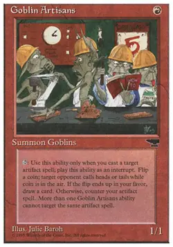 4x Goblin Artisans NM-Mint, English Chronicles MTG Magic - Image 1