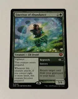 MTG Emeritus of Abundance-Secrets Of Strixhaven LP - Image 1