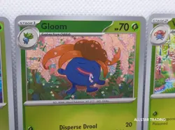 NM - Gloom 002/094 Rev Holo Pokemon Phantasmal Flames Pokemon ME02 - Image 3