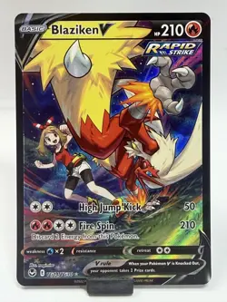 Pokemon TCG Blaziken V TG14/TG30 SWSH12: Silver Tempest Trainer Gallery M/NM - Image 1