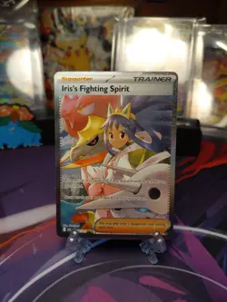 Iris's Fighting Spirit 292/217 Pokemon Trainer Ascended Heroes SIR NM - Image 1