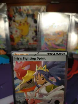 Iris's Fighting Spirit 292/217 Pokemon Trainer Ascended Heroes SIR NM - Image 2
