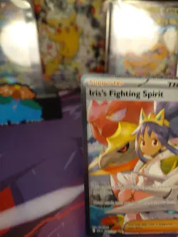 Iris's Fighting Spirit 292/217 Pokemon Trainer Ascended Heroes SIR NM - Image 4