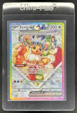 2023-25 Pokemon SV Black Star Promos Eevee ex #174 - Image 1