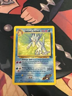 Pokemon Sabrina's Golduck Gym Challenge Regular Rare 30/132 English TCG DMG - Image 1