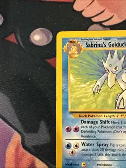 Pokemon Sabrina's Golduck Gym Challenge Regular Rare 30/132 English TCG DMG - Image 3
