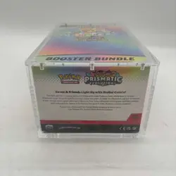 Pokemon TCG S&V Prismatic Evolutions Booster Bundle Display Case w/Acrylic Case - Image 3