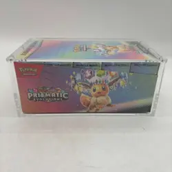 Pokemon TCG S&V Prismatic Evolutions Booster Bundle Display Case w/Acrylic Case - Image 4