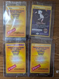 SEALED 1999 Pokemon Black Star Promo Set WB Movie Stamp PIKACHU DRAGONITE MEWTWO - Image 1