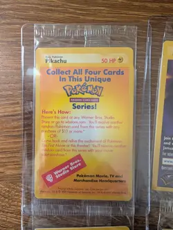SEALED 1999 Pokemon Black Star Promo Set WB Movie Stamp PIKACHU DRAGONITE MEWTWO - Image 2