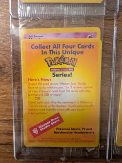 SEALED 1999 Pokemon Black Star Promo Set WB Movie Stamp PIKACHU DRAGONITE MEWTWO - Image 4