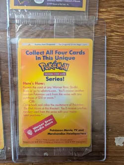 SEALED 1999 Pokemon Black Star Promo Set WB Movie Stamp PIKACHU DRAGONITE MEWTWO - Image 5