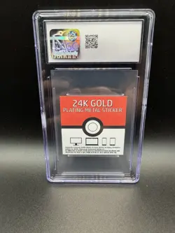 2023 POKEMON 24K GOLD PLATING CANDY STICKER LAPRAS CGC 9 MINT - Image 2