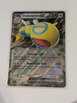 Dudunsparce ex 121/159 SV09 Journey Together Double Rare Holo. NM Pokemon - Image 1