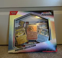 Pokemon TCG SV8.5 Prismatic Evolutions Poster Collection Box New Factory Sealed - Image 1