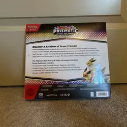 Pokemon TCG SV8.5 Prismatic Evolutions Poster Collection Box New Factory Sealed - Image 2