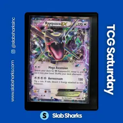 2015 POKEMON XY PROMO #XY69 RAYQUAZA EX (SHINY) - Image 1
