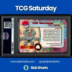 2000 TOPPS CHROME POKEMON T.V. SERIES #68 MACHAMP FOIL PSA 9 - Image 2
