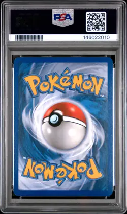 2010 POKEMON HEARTGOLD & SOULSILVER UNLEASHED #18 LANTURN-REVERSE FOIL PSA 8 - Image 2