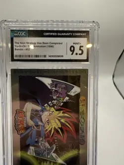 1998 Yu-Gi-Oh! Amada Toei Animation Trading Coll. Yami Yugi CGC 9.5 Japanese #52 - Image 1