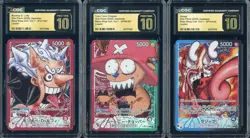 CGC 10 PRISTINE Complete Set ONE PIECE BASE SHOP Limited Card Collection vol.1 - Image 1