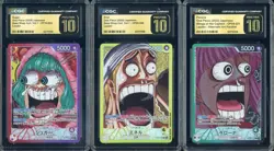 CGC 10 PRISTINE Complete Set ONE PIECE BASE SHOP Limited Card Collection vol.1 - Image 3