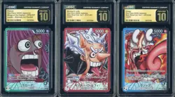 CGC 10 PRISTINE Complete Set ONE PIECE BASE SHOP Limited Card Collection vol.1 - Image 1