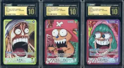 CGC 10 PRISTINE Complete Set ONE PIECE BASE SHOP Limited Card Collection vol.1 - Image 2