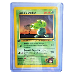 Erika's Oddish 78/132 Pokemon TCG Gym Heroes NM Vintage 2000 Card - Image 1