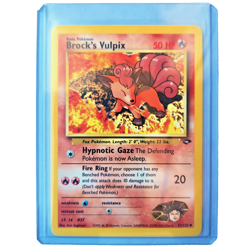 Brock's Vulpix 37/132 Pokemon TCG Gym Challenge NM Vintage 2000 Card - Image 1