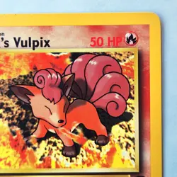 Brock's Vulpix 37/132 Pokemon TCG Gym Challenge NM Vintage 2000 Card - Image 4