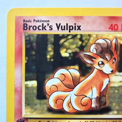 Brock's Vulpix 73/132 Pokemon TCG 1st Edition Gym Heroes NM Vintage 2000 Card - Image 3