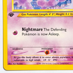 Gastly 65/105 Pokemon TCG 1st Edition Neo Destiny NM Vintage 2002 Card - Image 5