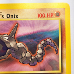 Brock’s Onix 69/132 Pokemon TCG 1st Edition Gym Heroes NM Vintage 2000 Card - Image 4