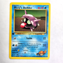 Misty's Shellder 89/132 Pokemon TCG Gym Heroes NM Vintage 2000 Card - Image 2